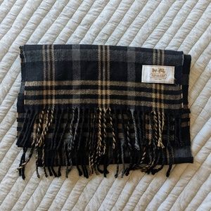 Vintage coach scarf flannel/cashmere